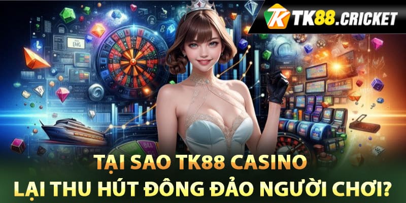 Tại sao TK88 Casino lại thu hút đông đảo người chơi?